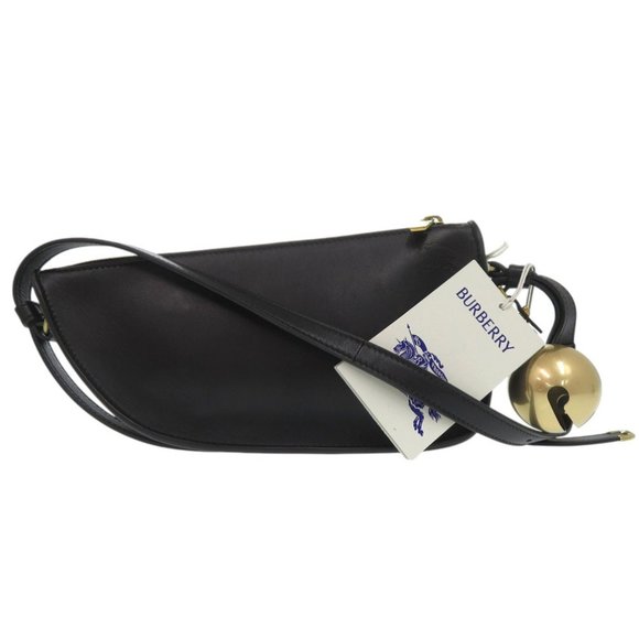 Burberry Handbags - BURBERRY Black Leather Bag
